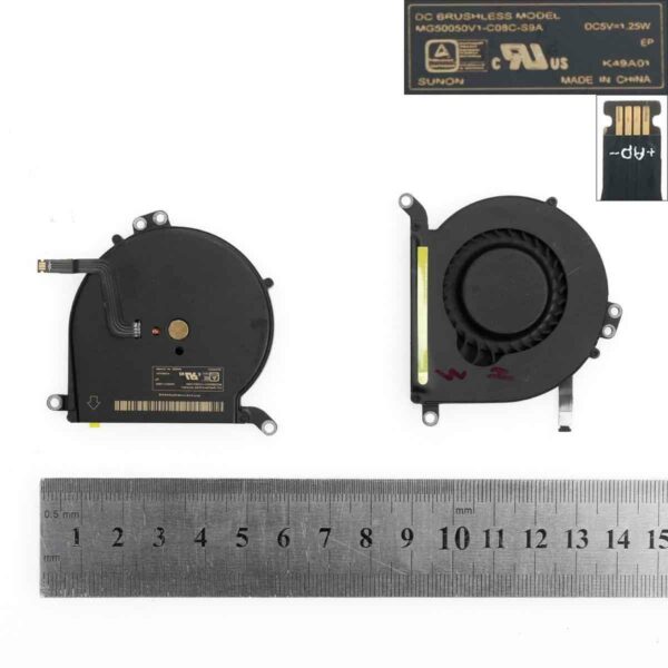 Ventoinha CPU para Portátil Apple MacBook Air A1369 13" - Substituição de Alta Qualidade