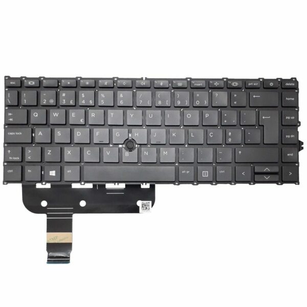 Teclado retroiluminado para HP EliteBook 840 G7 em Português