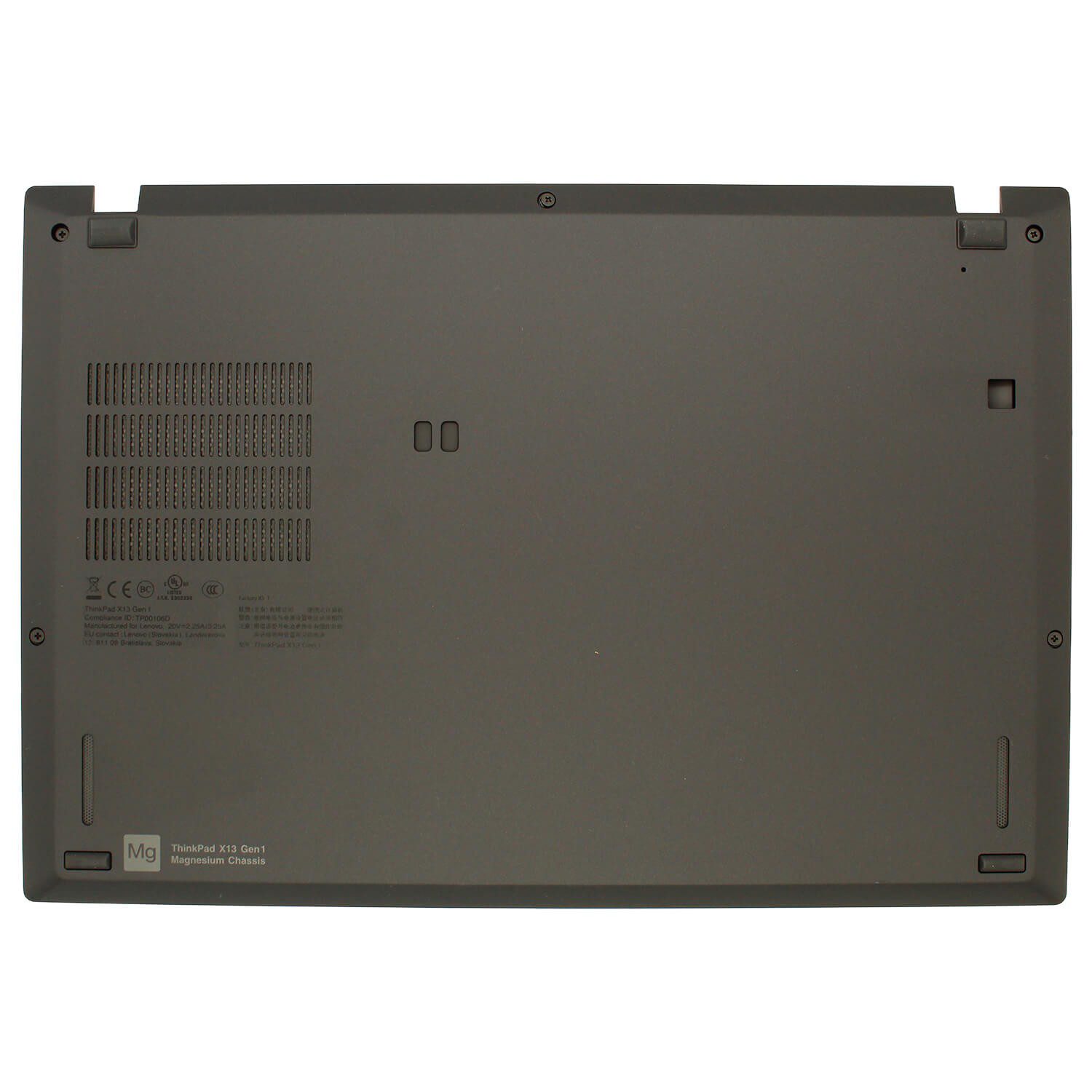 BASE INFERIOR LENOVO THINKPAD X13 GEN1 X390 X395 PRETO - Image 5