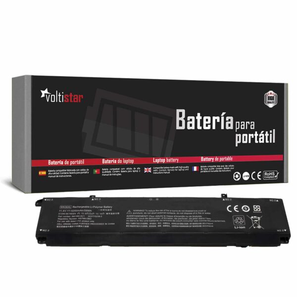 Bateria para Portátil HP Victus Gaming 16-R Series, OMEN 16-B/C/N Series, OMEN 17-CK Series - P/N WK06XL