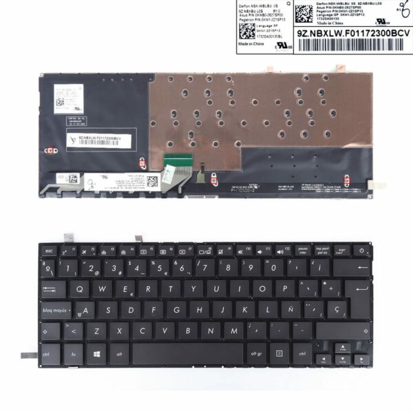 Teclado para Portátil ASUS ZenBook UX430 Retroiluminado Espanhol