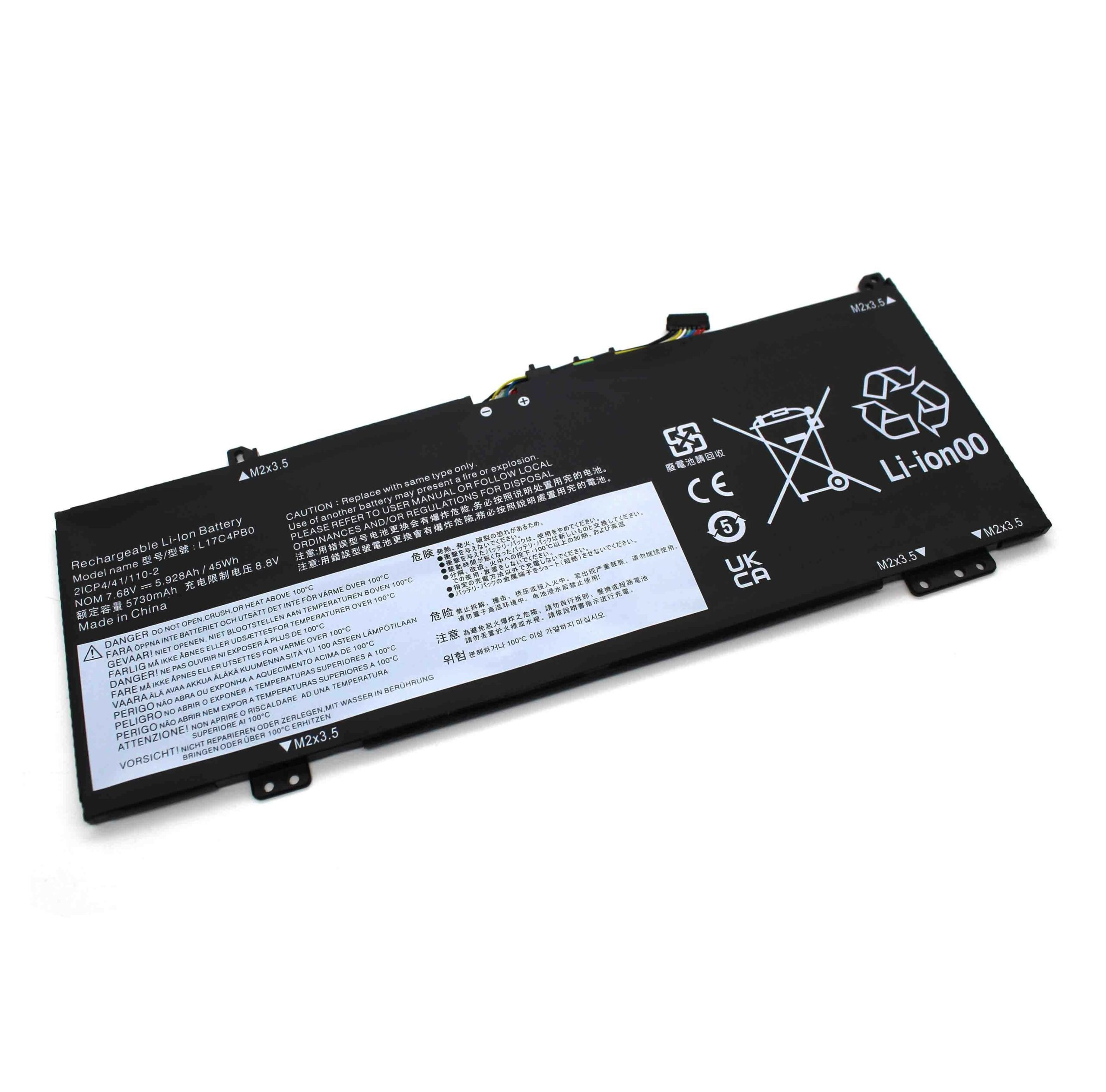 Bateria para Portátil Lenovo IdeaPad 530S, Yoga 530, Flex 6 Series - L17C4PB0