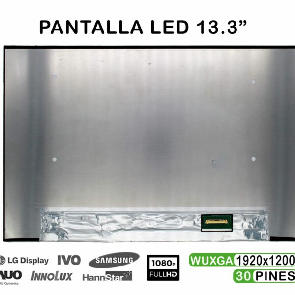 Ecrã 13.3" WUXGA (1920x1200) 30 Pinos para Portátil - N133JCA-EE1 e Compatíveis