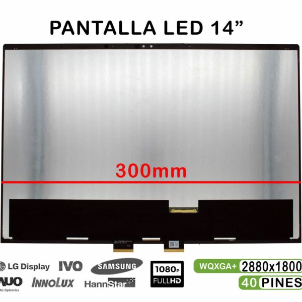 ECRÃ TÁTIL 14" ATNA40CU06-0 PARA PORTÁTIL