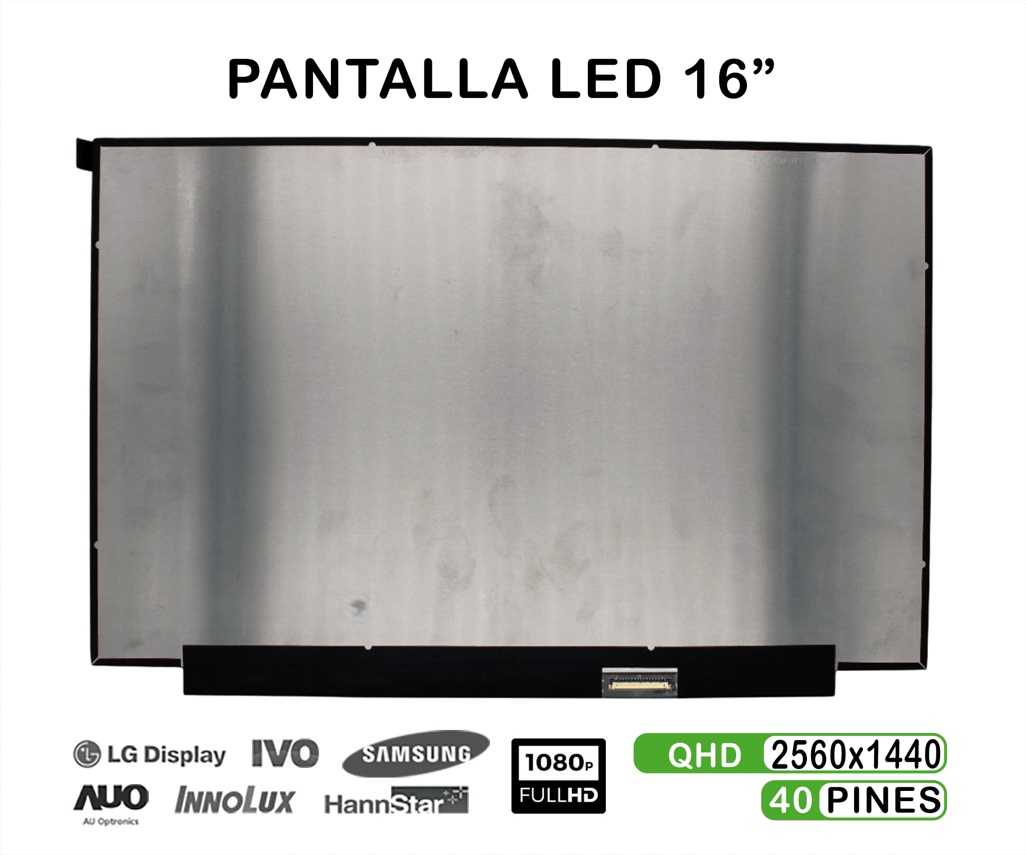 TELA LCD LED DE 16,1" QHD HP VICTUS NE161QHM-NY1 40 PINOS