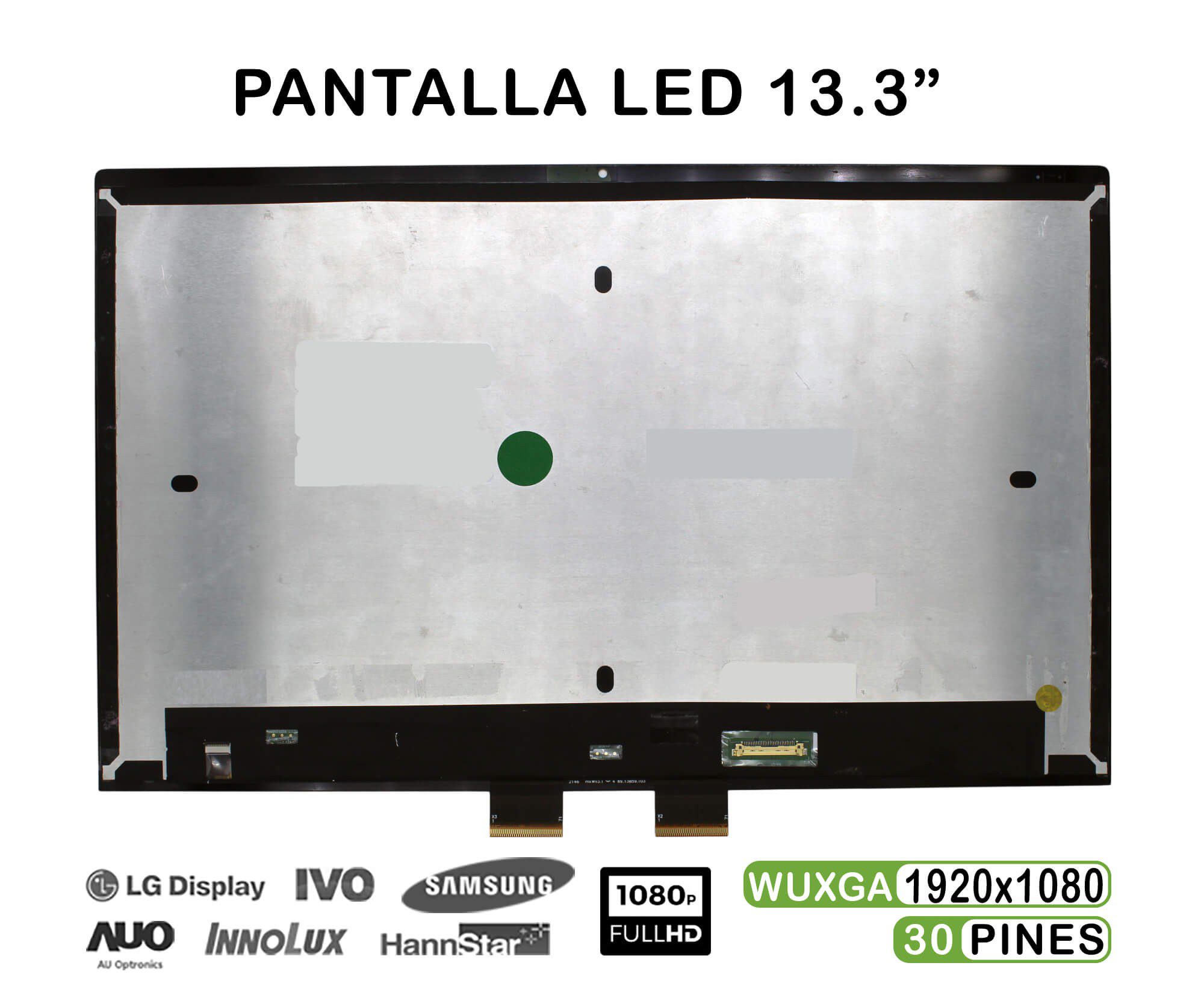 ECRÃ LED DE 13.3" PARA PORTATIL HP ENVY X360 13-BD 30 PINES SEM QUADRO RECONDICIONADO