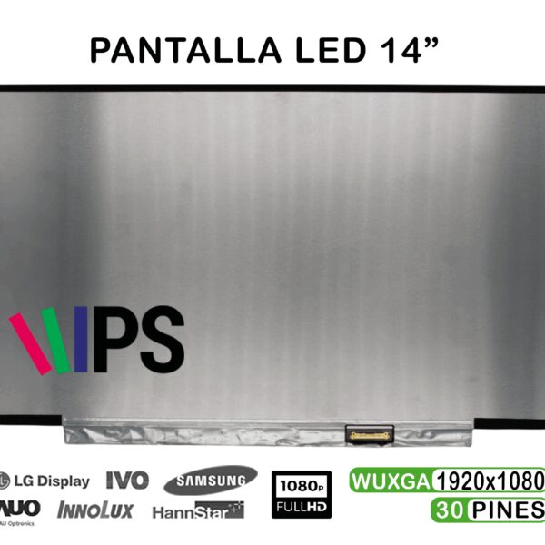 Ecrã LED 14" Full HD IPS para Portátil MSI N140HCE-EN2 - Substituição Original