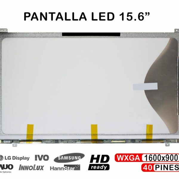 Ecrã LED 15.6" WXGA++ (1600x900) 40 Pinos para Portátil Samsung LTN156KT03 e Compatíveis