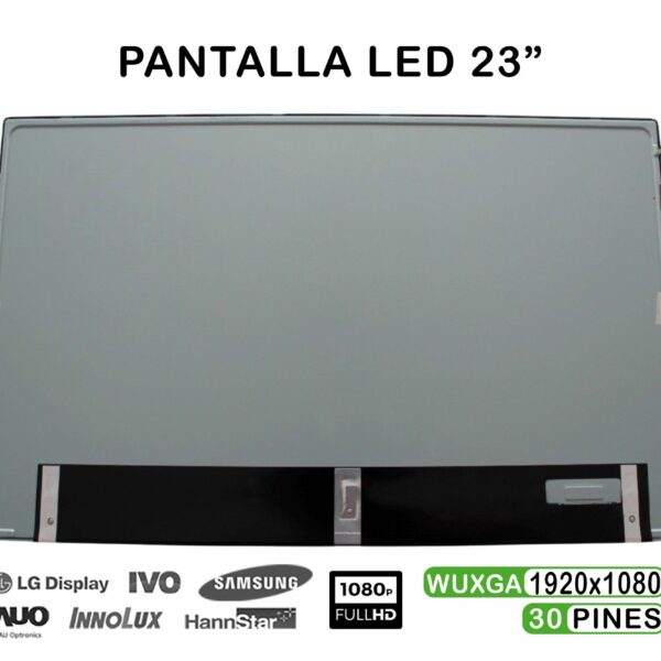 Ecrã LED 23.8" Full HD (1920x1080) 30 Pinos - Compatível LTM230HL08-H01 e LM238WF2 Series