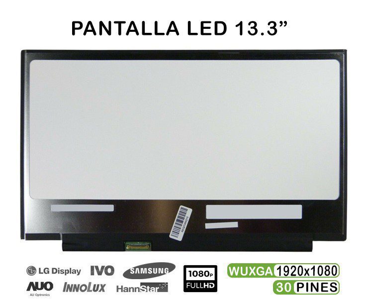 Ecrã LED 13.3" FHD IPS 30 Pinos para Portátil - G33C0009K110