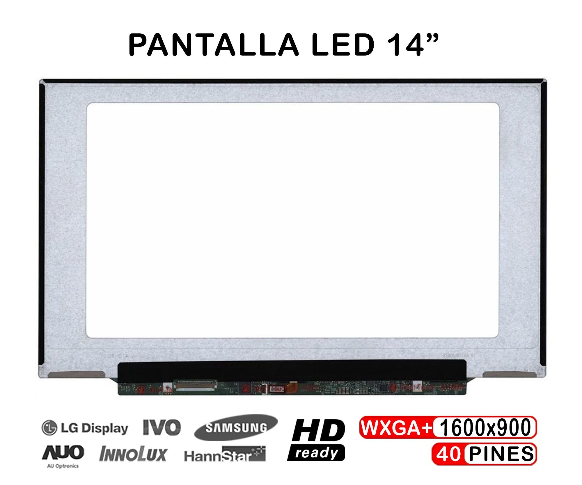 Ecrã LED 14" WXGA++ (1600x900) para Portátil Lenovo ThinkPad X1 Carbon - Compatível com LP140WD2