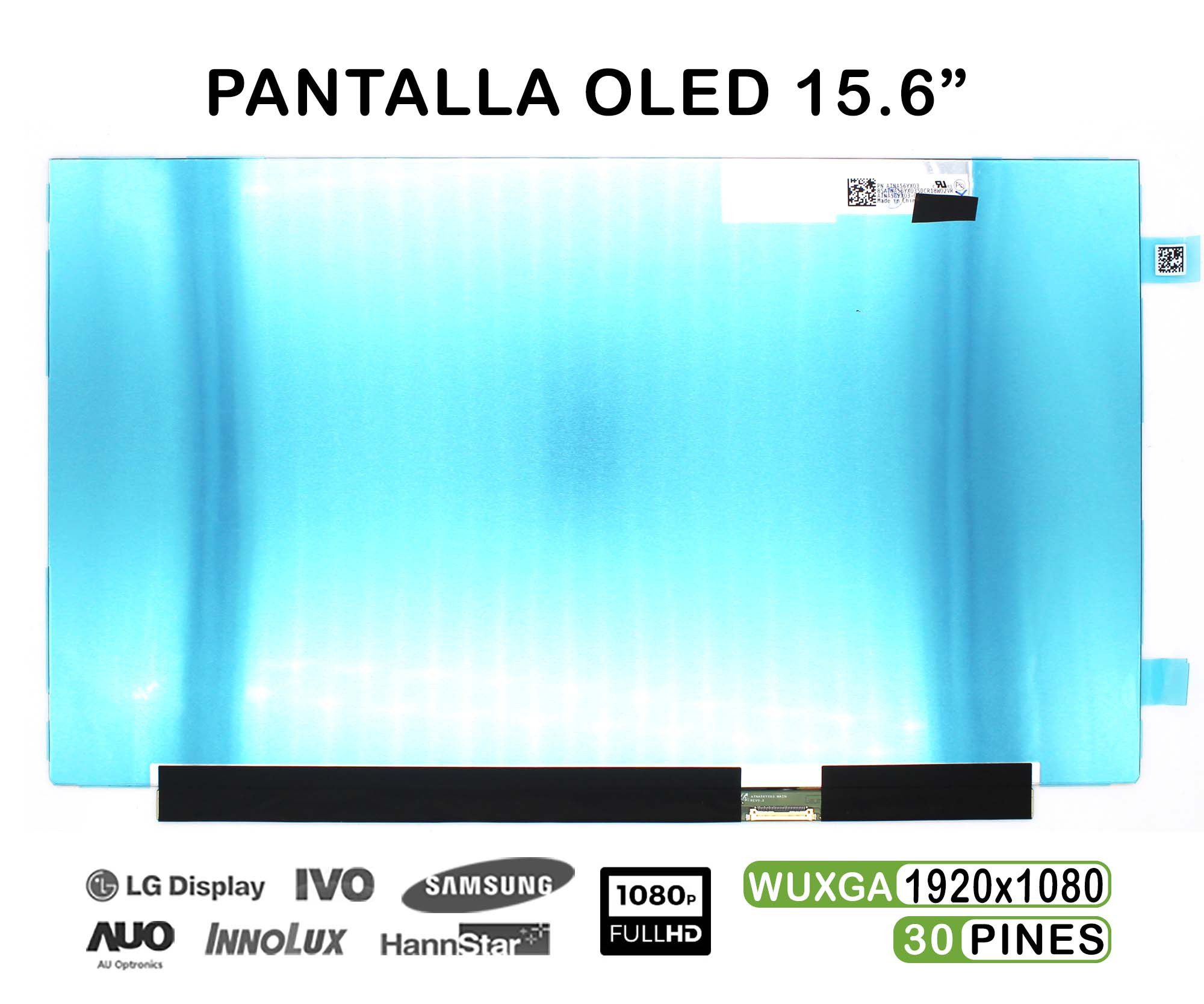 Ecrã OLED 15.6" WUXGA (1920x1080) 30 Pinos para Portátil Asus VivoBook - ATNA56YX03-0