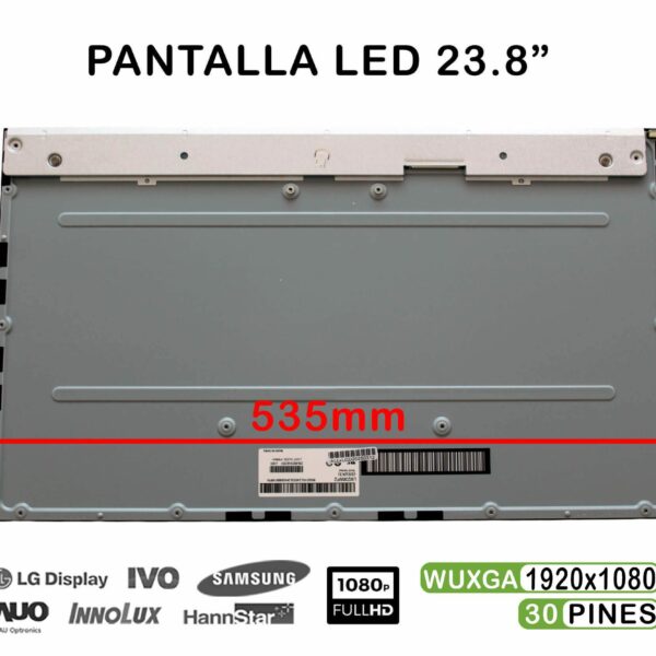 Ecrã para Portátil 23.8" LED Full HD (1920x1080) LM238WF2-SSK3 - Substituição de Alta Qualidade