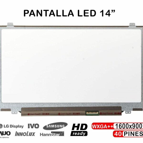 Ecrã LED 14" WXGA (1600x900) 40 Pinos para Portátil Lenovo ThinkPad T420 - Green Computer
