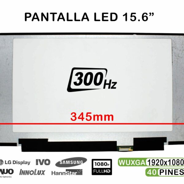 ECRÃ PARA PORTÁTIL 15,6" LQ156M1JW25 LED 1920×1080