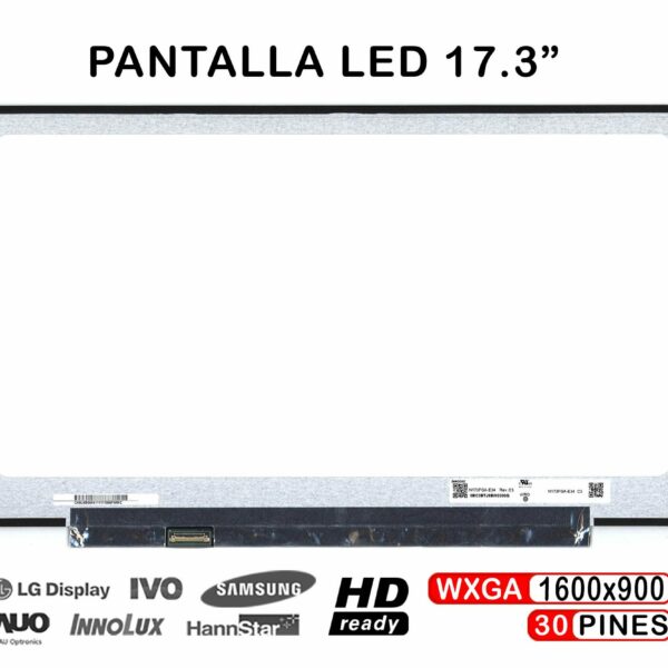 ECRÃ LED DE 17.3" PARA PORTATIL N173FGA-E34 REV.C2, N173FGA-E34 REV.C3
