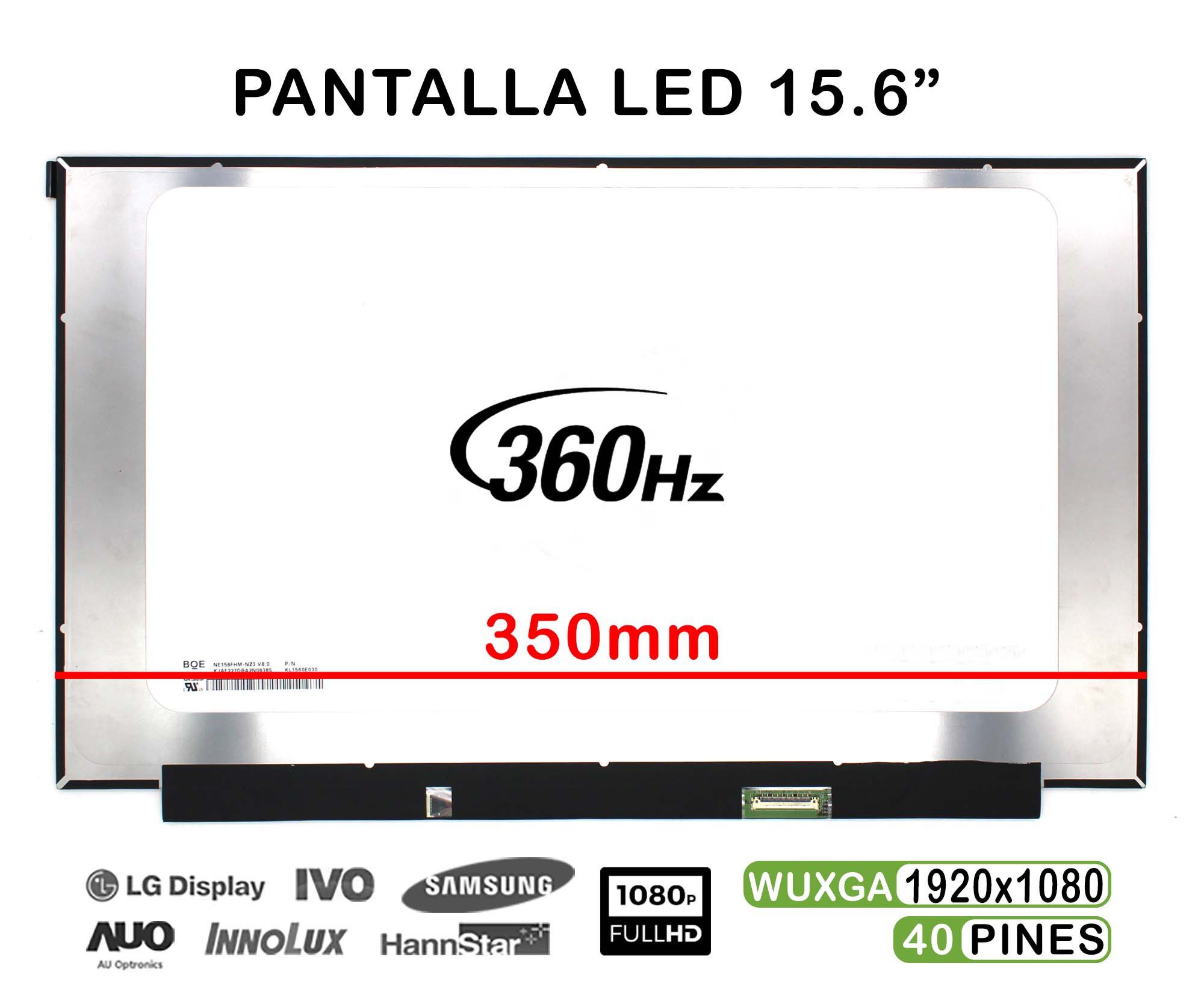 ECRÃ LED DE 15.6" PARA PORTATIL NE156FHM-NZ3 V8.0 360HZ 40 PINES ESPECIAL - Image 2
