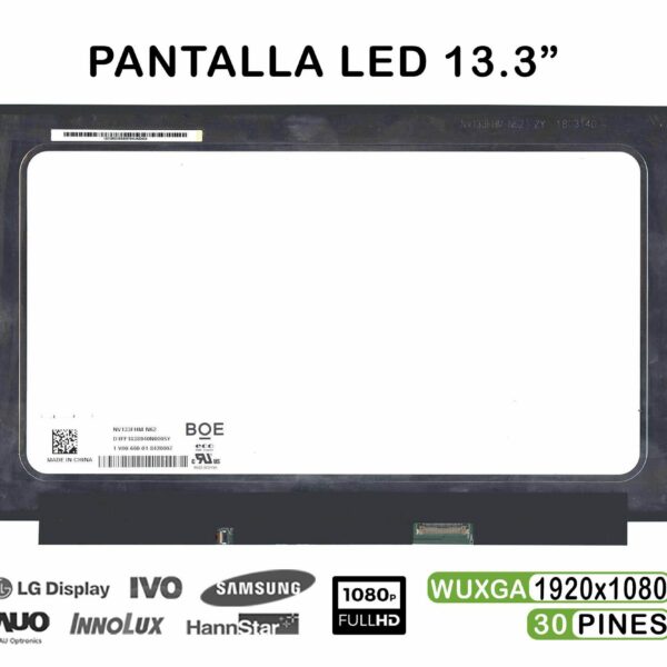 ECRÃ LED DE 13.3" PARA PORTATIL NV133FHM-N62