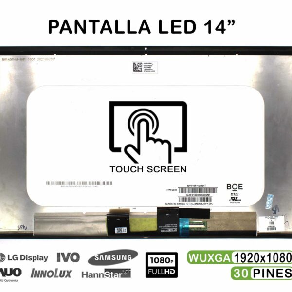 ECRÃ LED TÁTIL 14" PARA PORTATIL HP PAVILION X360 14M-BY FHD