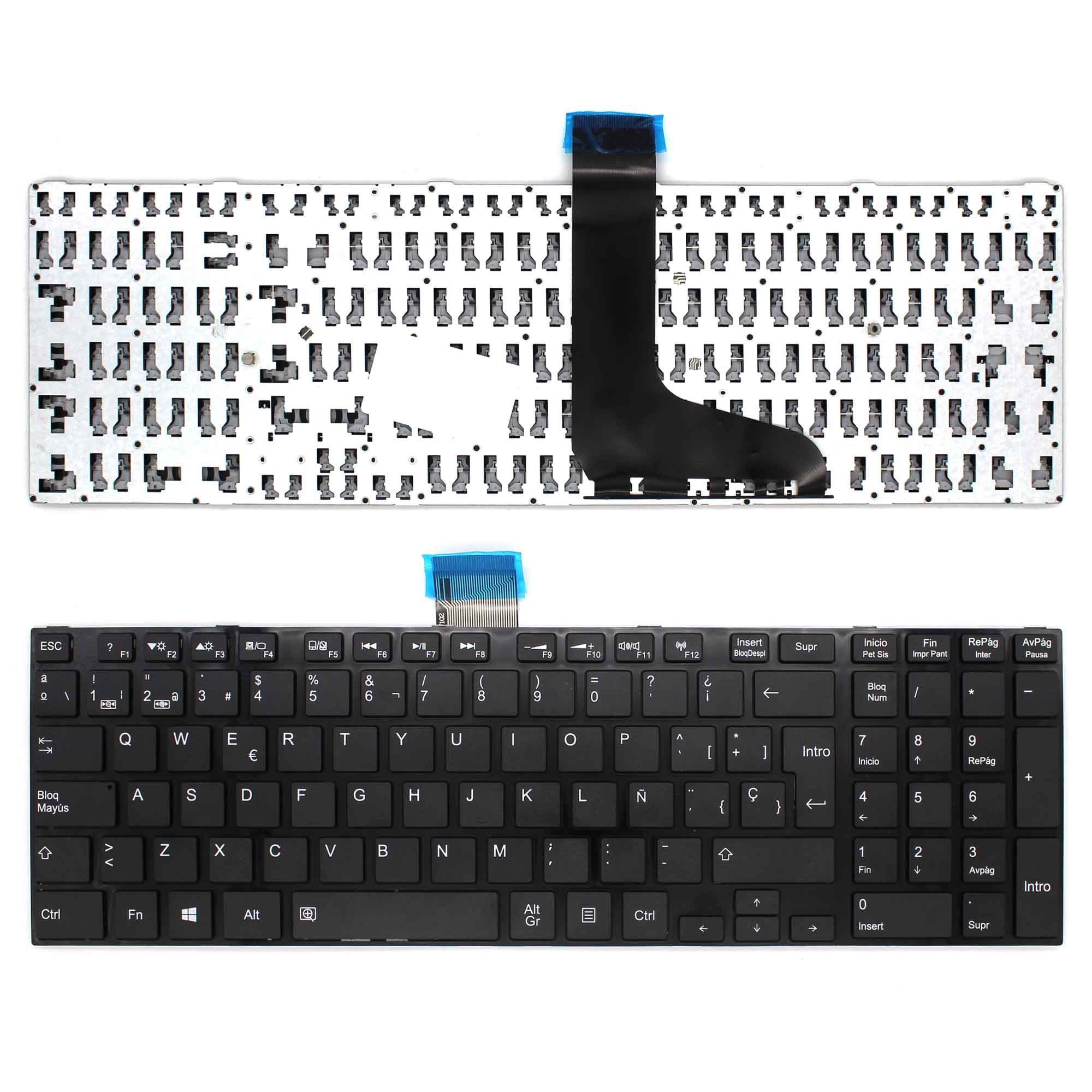 Teclado para Portátil Toshiba Satellite C50-B C50D-B C50T-B C55-B R50-B Series Espanhol Preto - Image 2