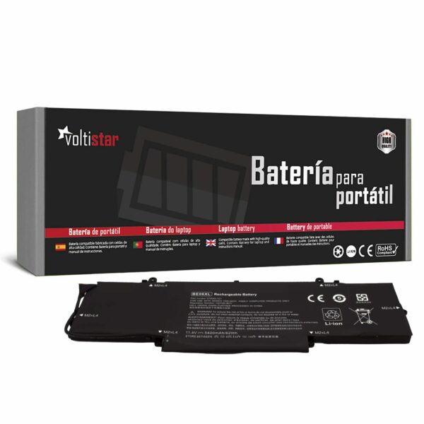 Bateria para Portátil HP EliteBook 1040 G4 Series BE06XL 11.4V 5400mAh