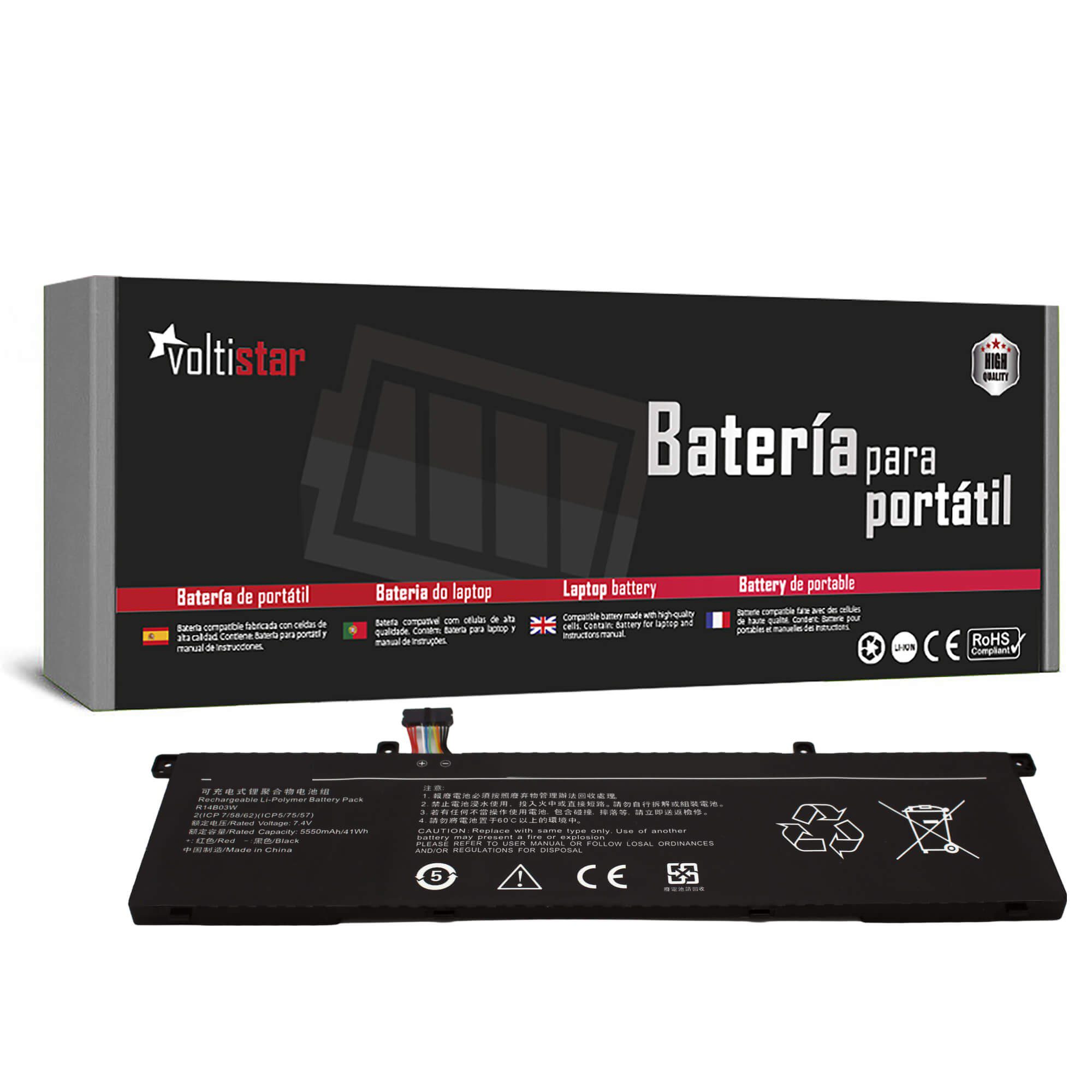 BATERÍA PARA PORTÁTIL XIAOMI MI PRO X 14 PRO 15 SERIES R14B03W R14B06W