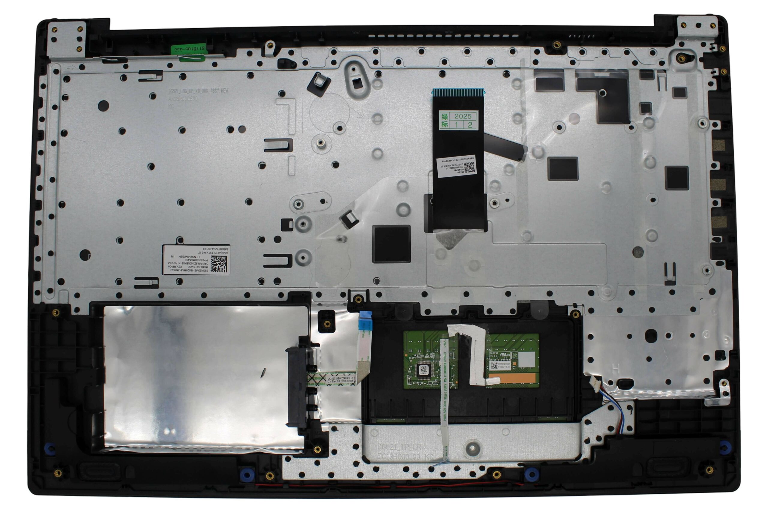 CAIXA ALTA COM TECLADO PARA PORTÁTIL LENOVO IDEAPAD V330-15IKB, PRETO E PRATEADO - Image 4