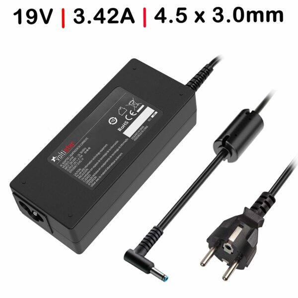 Carregador Portátil ASUS 65W 19V 3.42A 4.5x3.0mm para ASUSPRO Essential PU Series, Advanced BU Series e VivoBook Go15