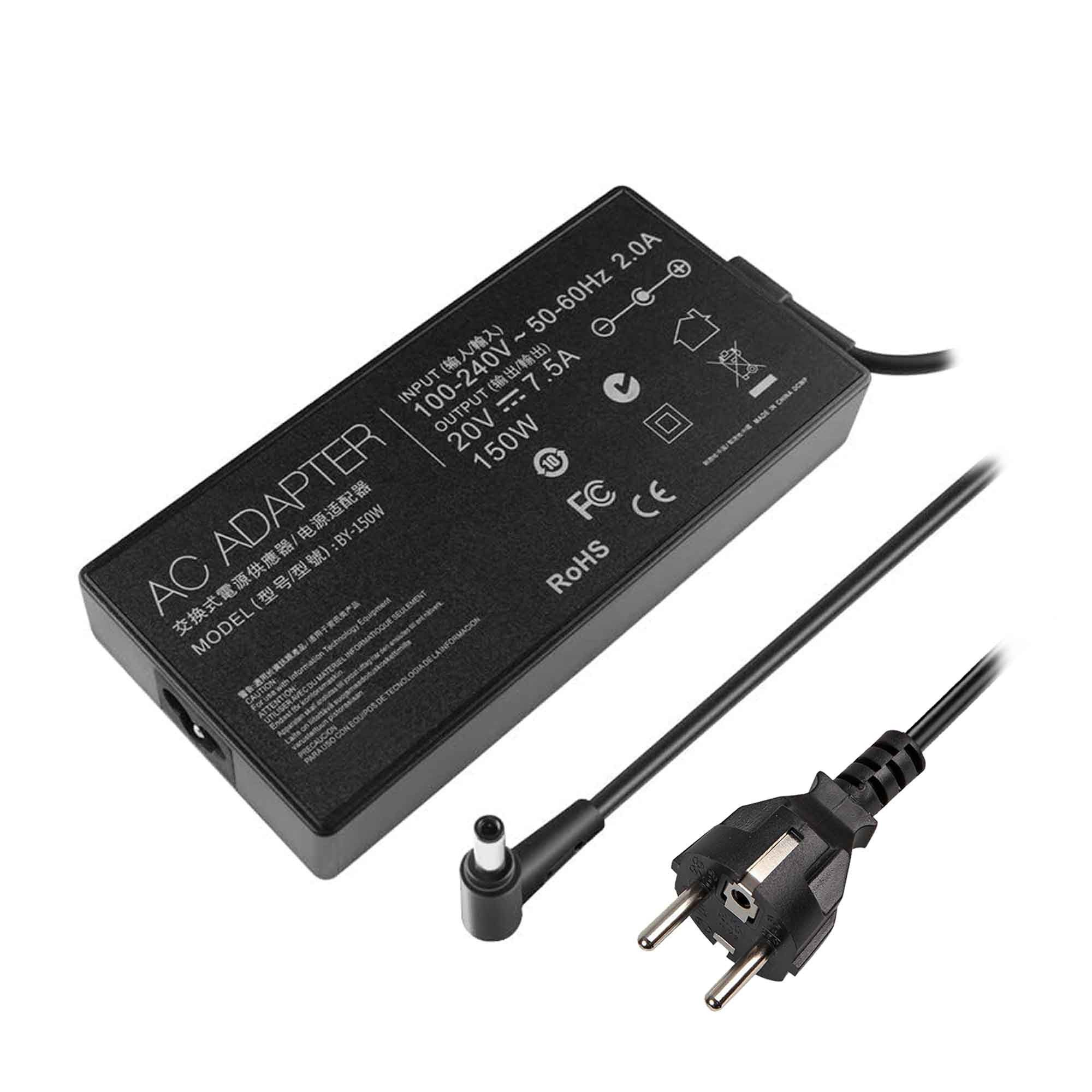 Carregador Portátil ASUS TUF Gaming FX505 FX705 F15 FX506LH 150W 20V 7.5A 6.0x3.7mm - Image 4