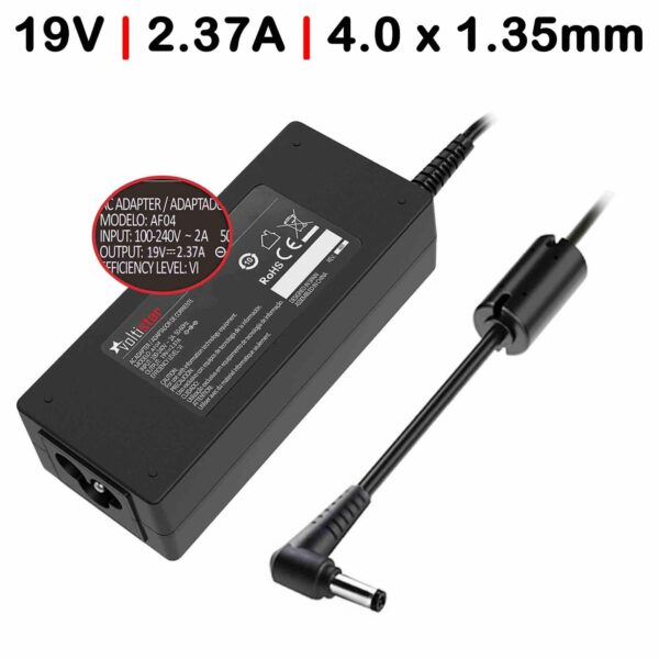 Carregador para Portátil Asus VivoBook / ZenBook 19V 2.37A 45W Conector 4.0x1.35mm - ADP-45BW