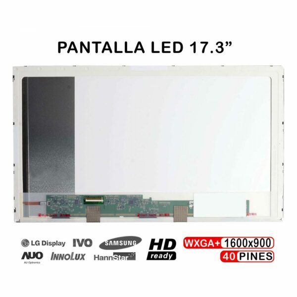 ECRÃ PORTATIL LED 17.3 LP173WD1 LP173WF1 173RW01 V0