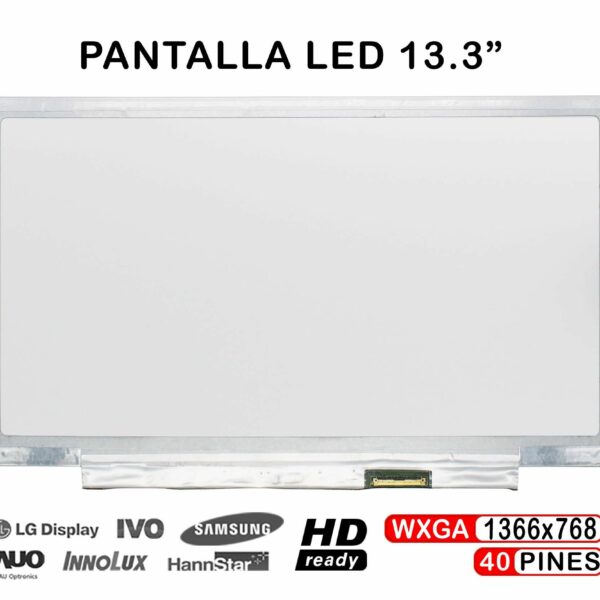 Ecrã LED 13.3" para Portátil Lenovo - Substituição de Ecrã 27R2439