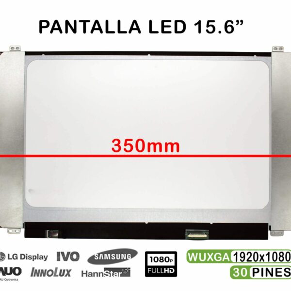 ECRÃ LED DE 15.6" PARA PORTATIL LP156WF9-SPK3 350MM COM BRACKETS
