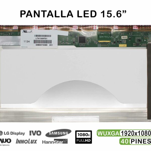Ecrã LED 15.6" Full HD para Portátil Dell Latitude E6520 - Compatível LTN156HT01