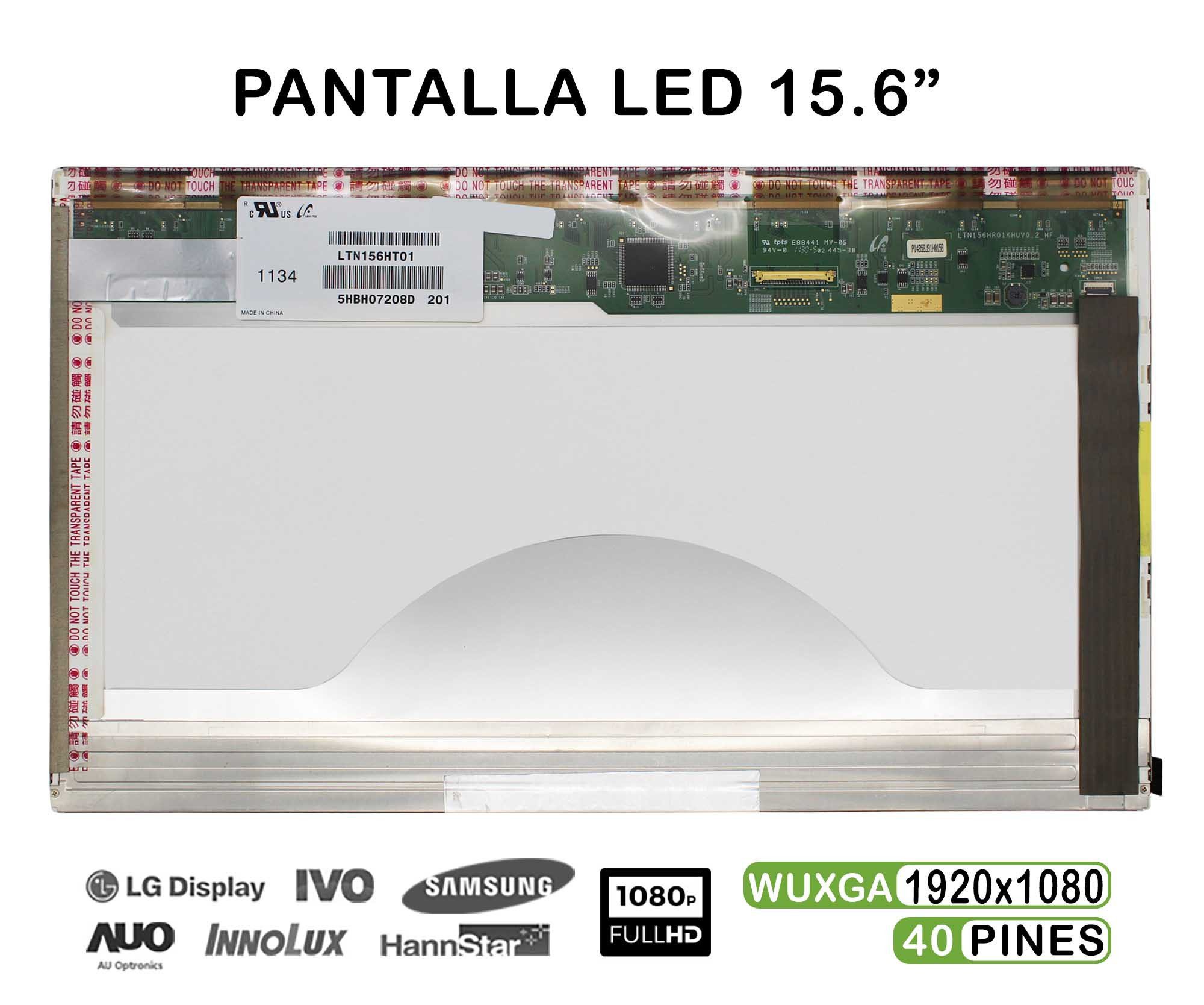 Ecrã LED 15.6" Full HD para Portátil Dell Latitude E6520 - Compatível LTN156HT01