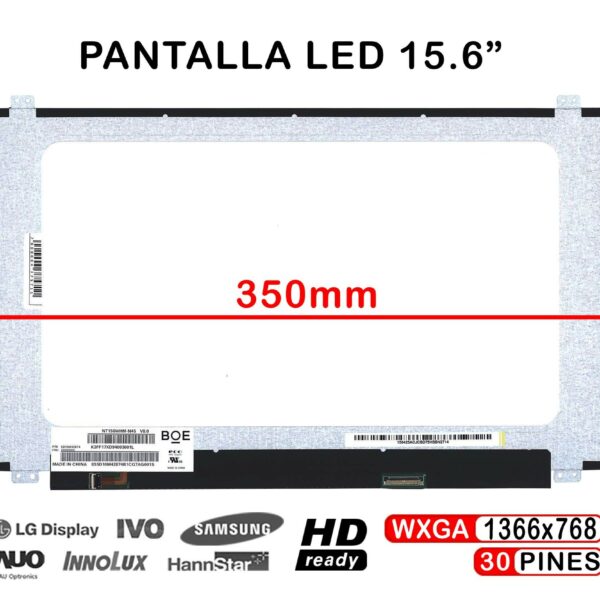ECRÃ LED DE 15.6" PARA PORTATIL ASUS VIVOBOOK 15 X510UQ 15 X505BP 15 X505ZA SERIES