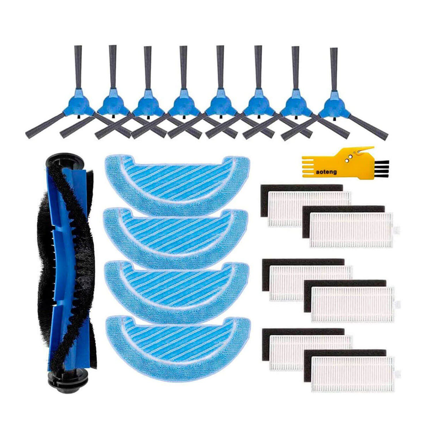 Kit de Acessórios de Reposição para Aspirador Cecotec Conga - Escova Principal, Filtros HEPA, Escovas Laterais - Image 2