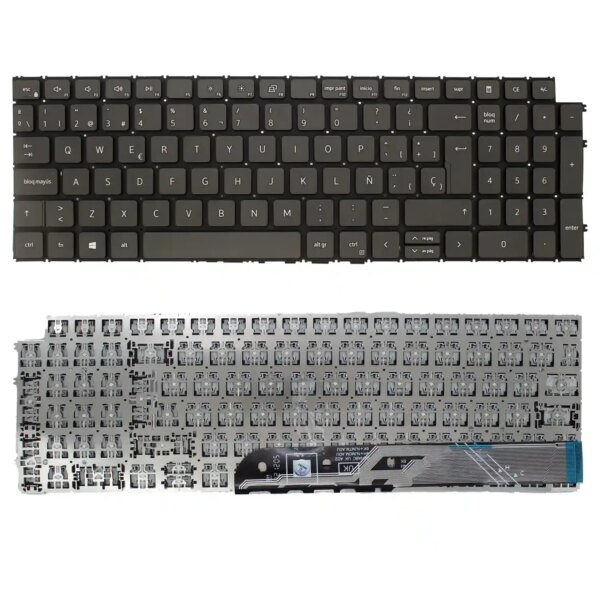 Teclado para Portátil Dell Latitude 3520 Vostro 3510 3520 5510 5515 7510 Preto