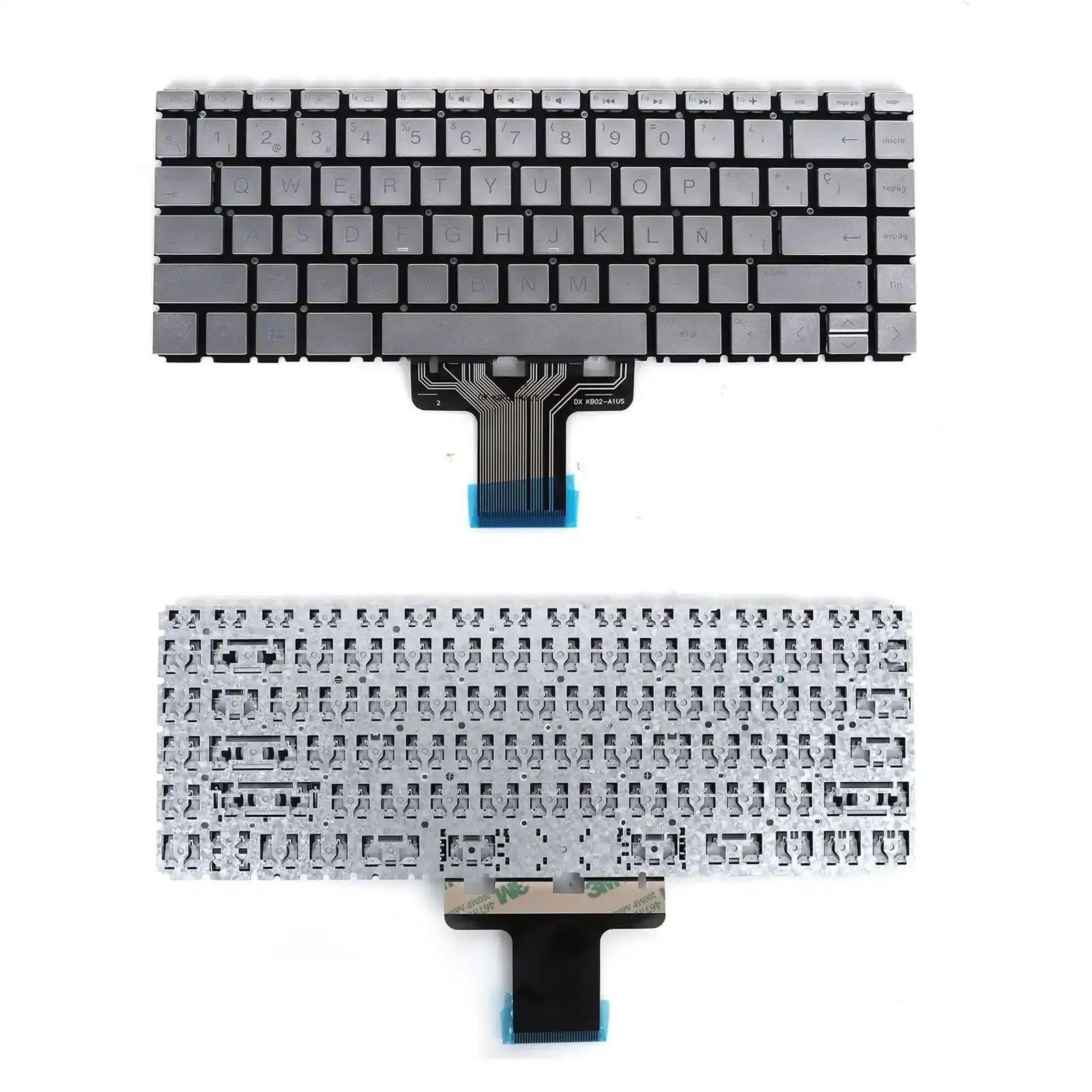 Teclado para Portátil HP 14S-DQ Series Prata - Idioma Espanhol - Image 3