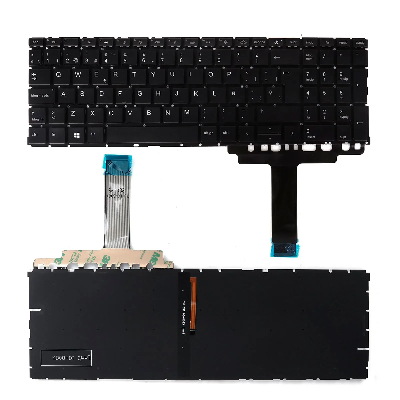 Teclado Retroiluminado HP ZBook Power G7 G8 G9 15" - Layout Espanhol para Portátil