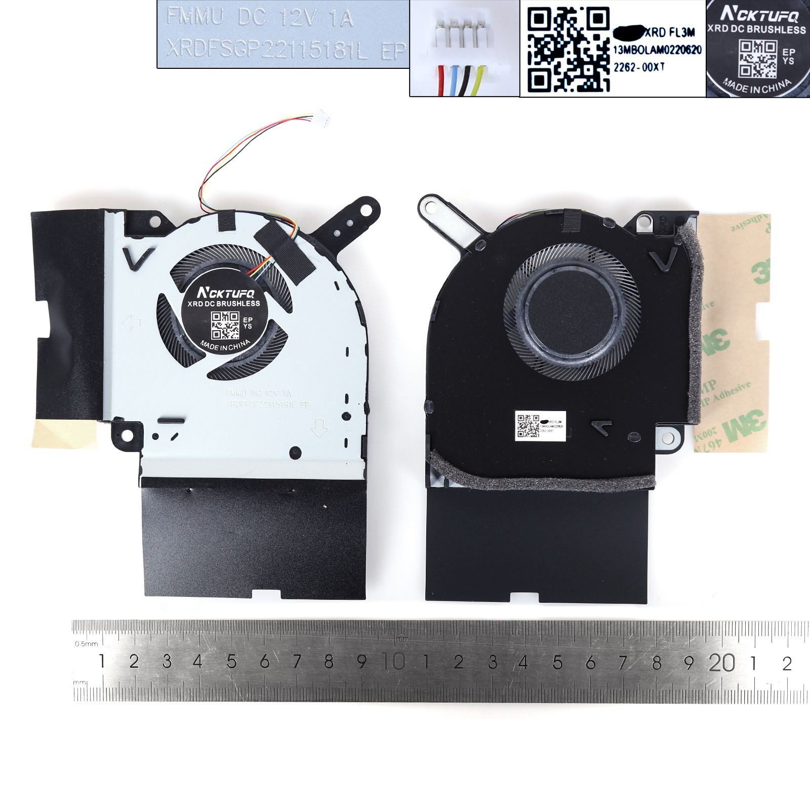Ventoinha GPU 12V para Portátil Asus ROG Strix G731, G531GW, G512LV, G712, G542L - Peça de Substituição Green Computer - Image 4