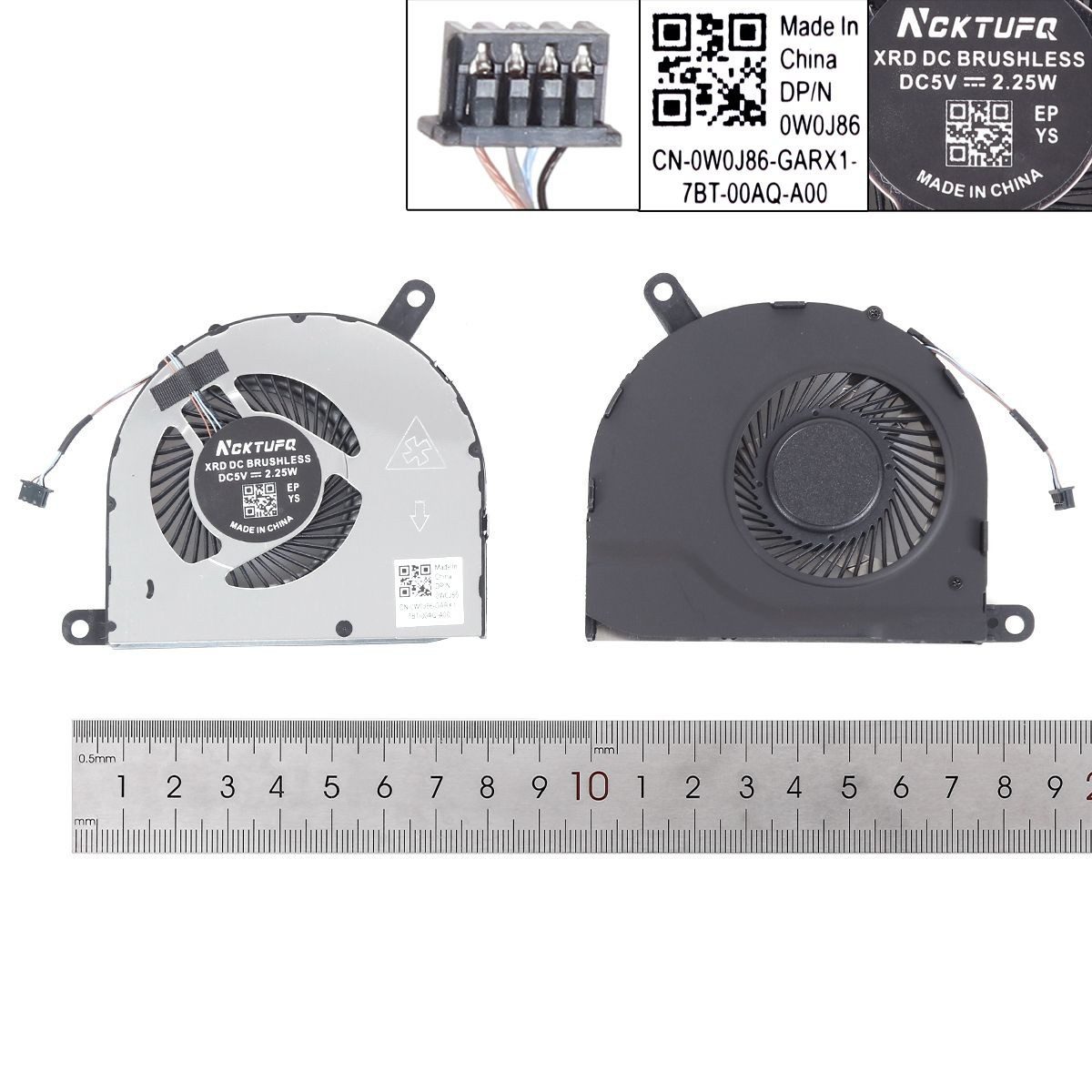 VENTOINHA PARA PORTÁTIL DELL LATITUDE E5480 E5490 E5491 E5495 0P5F39 - Image 4