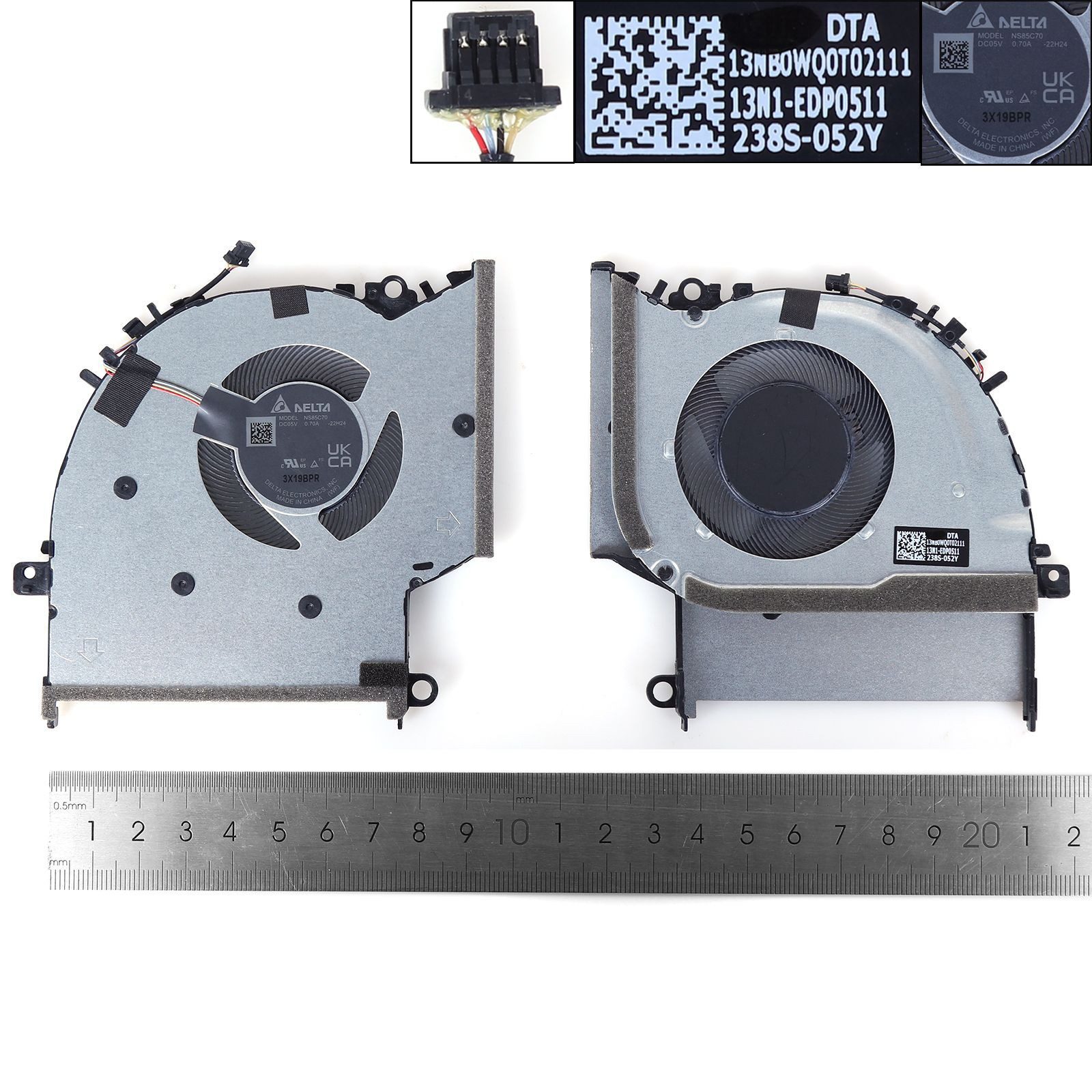 Ventoinha de Refrigeração para Portátil ASUS Vivobook 15X, 16X, M1603Q, M1603QA - Image 4