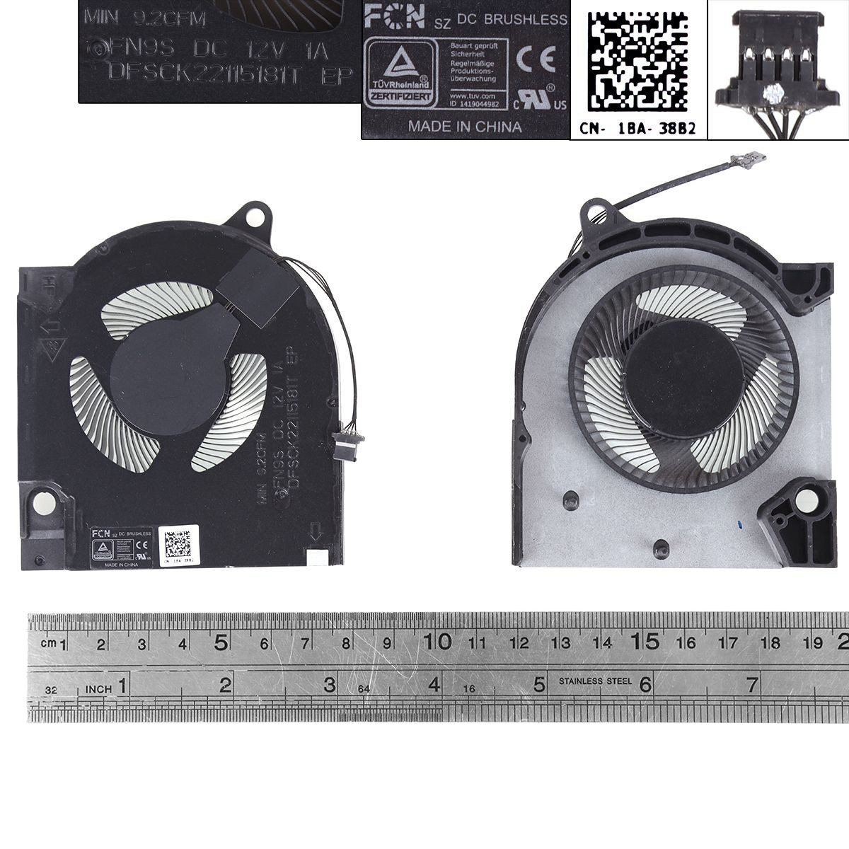 Ventoinha GPU para Portátil Dell G15 5510 5511 - Compatível com RTX3050 RTX3060 | Green Computer - Image 4