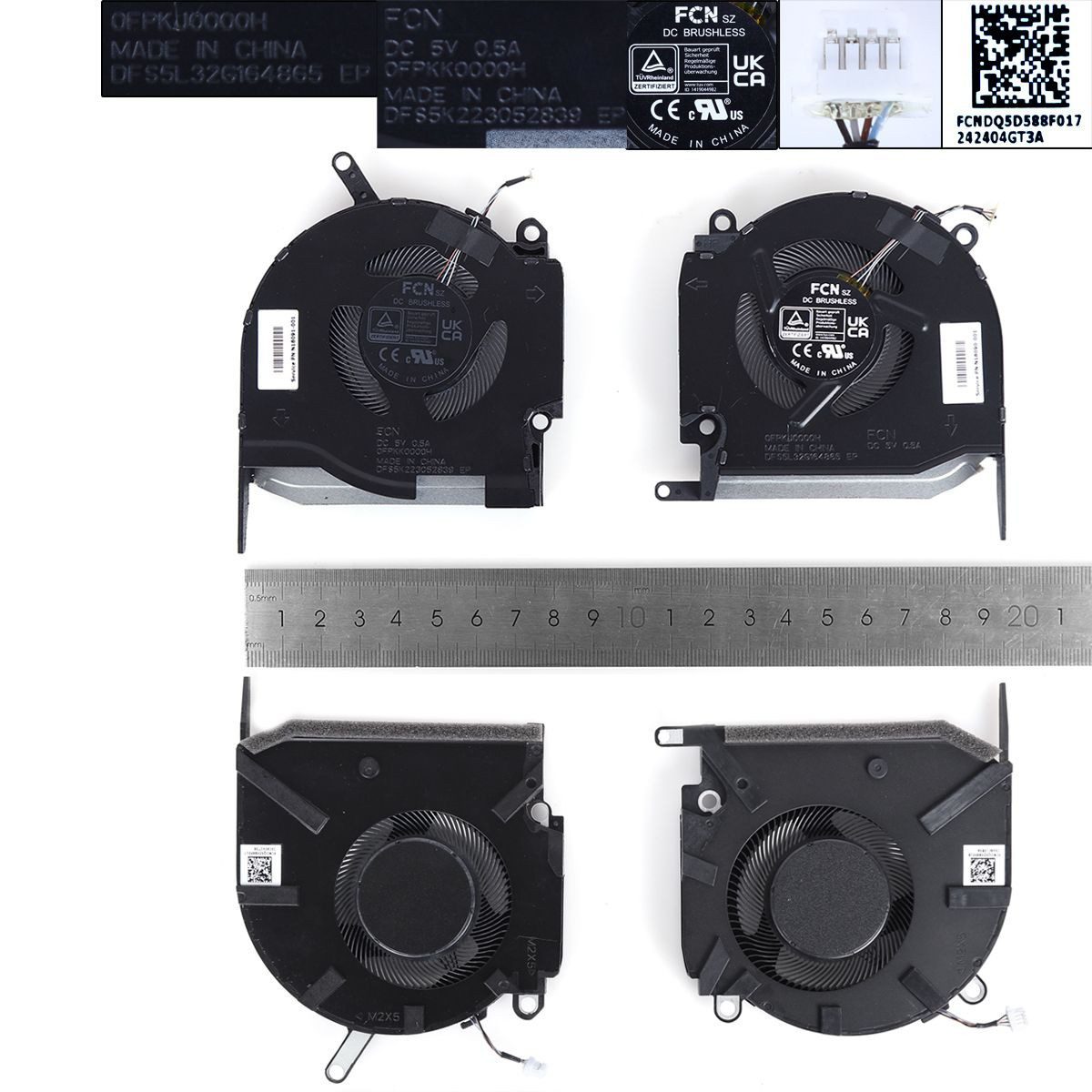 Ventoinhas para Portátil HP OMEN 16-K, 16-N, TPN-Q280 - Substituição de Alta Qualidade - Image 4