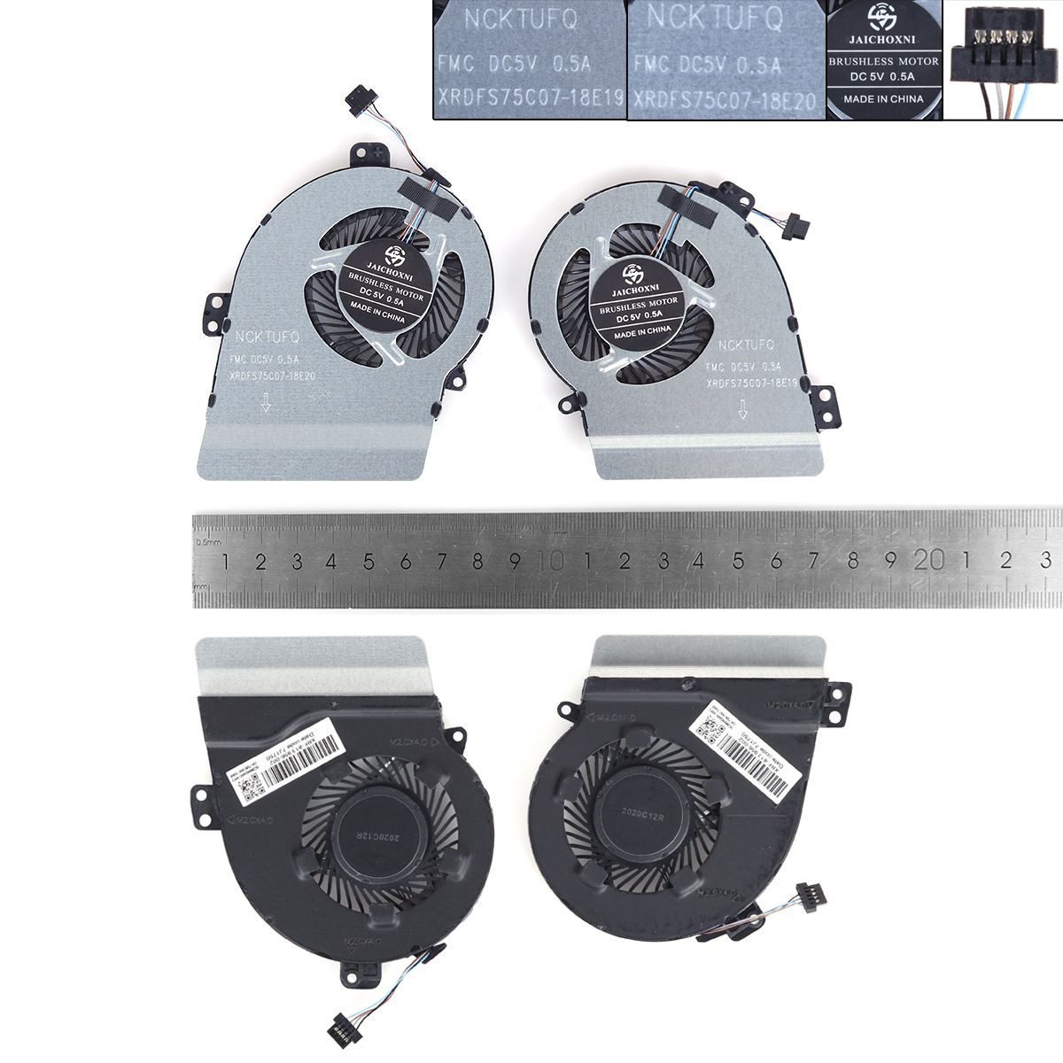 VENTOINHAS PARA PORTATIL HP 15-CS TPN-Q208 VERSÃO 2 L40619-001 L40620-001 - Image 4