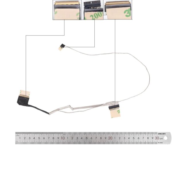 CABO FLEXÍVEL PARA LAPTOP HP ENVY 13-D TPN-C120 DE 30 PINOS