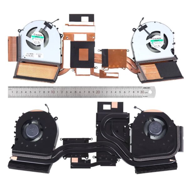 VENTILADOR COM DISSIPADOR DE CALOR PARA LAPTOP HP 17-CB TPN-C144