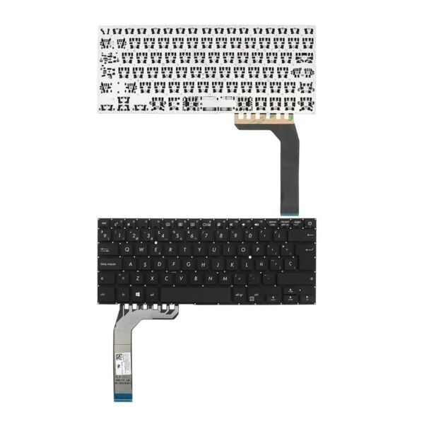 Teclado para Portátil ASUS X407 X407M X407MA X407UBR X407UA X407UB A407 Preto Espanhol Sem Moldura