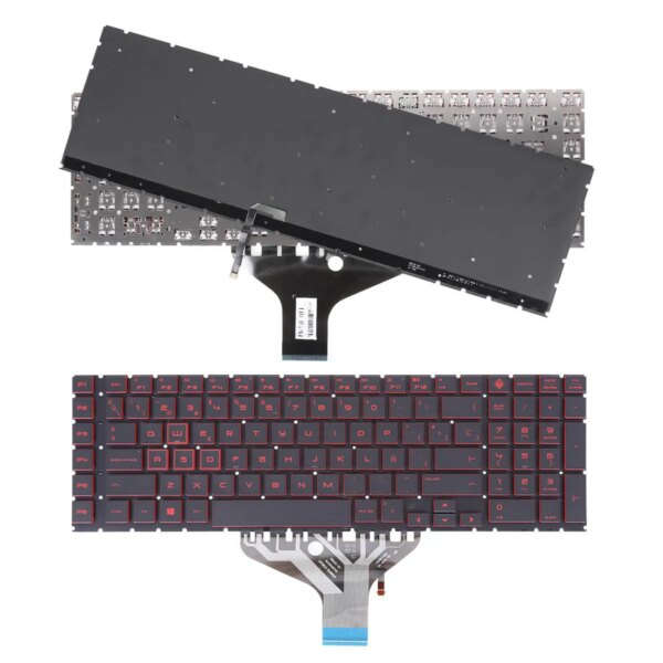 Teclado para Portátil HP Omen 17-CB - Preto com Layout Espanhol - Compatível com TPN-C144